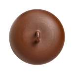 organic suet ball feeder 12cm chestnut brown